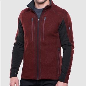 Kuhl Interceptor Fleece Full Zip Jacket. Mens Size Small. Burgundy